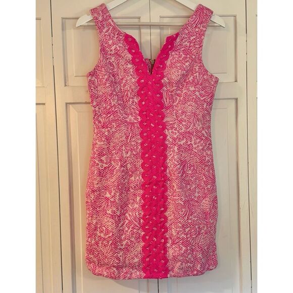 Lilly Pulitzer X Target pink see ya later sheath dress 4 - Picture 4 of 12